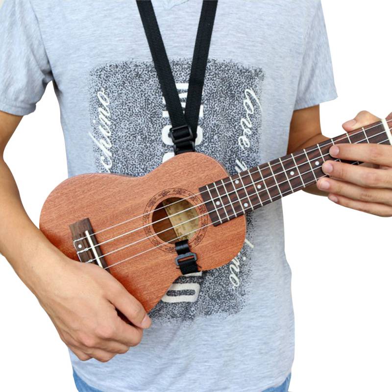 CNew Adjustable Ukulele Strap With Hook for All Size Ukuleles Hook